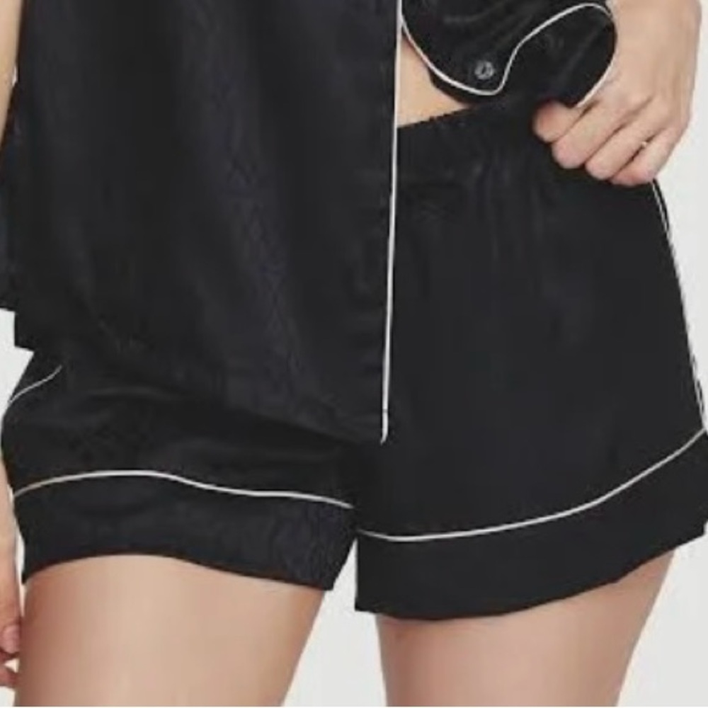 Victoria Secret Silky Shorts Black Womens XS
